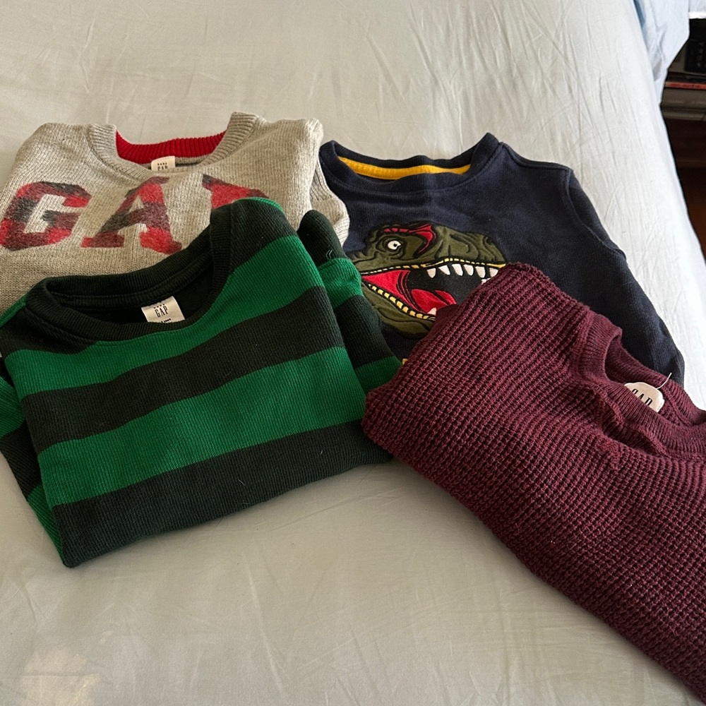4 boys gap sweaters